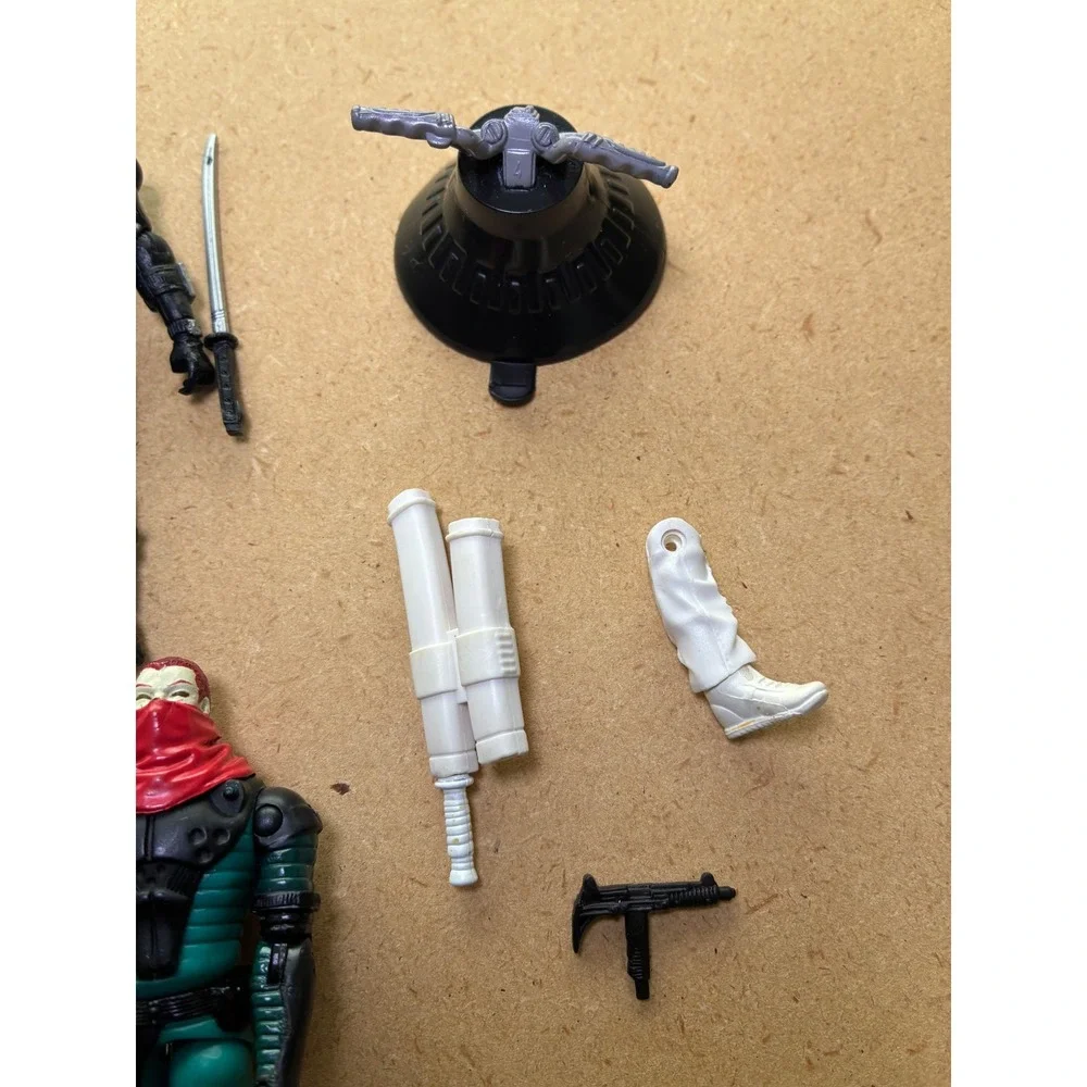 GI Joe Parts Lot Zartan v4 Overkill v2 Snake Eyes v23 Storm Shadow 2002-09